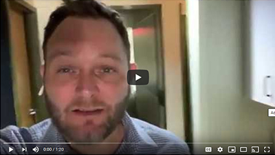 still image of Kyle Johnson from this video update