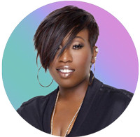 headshot of Missy Elliot