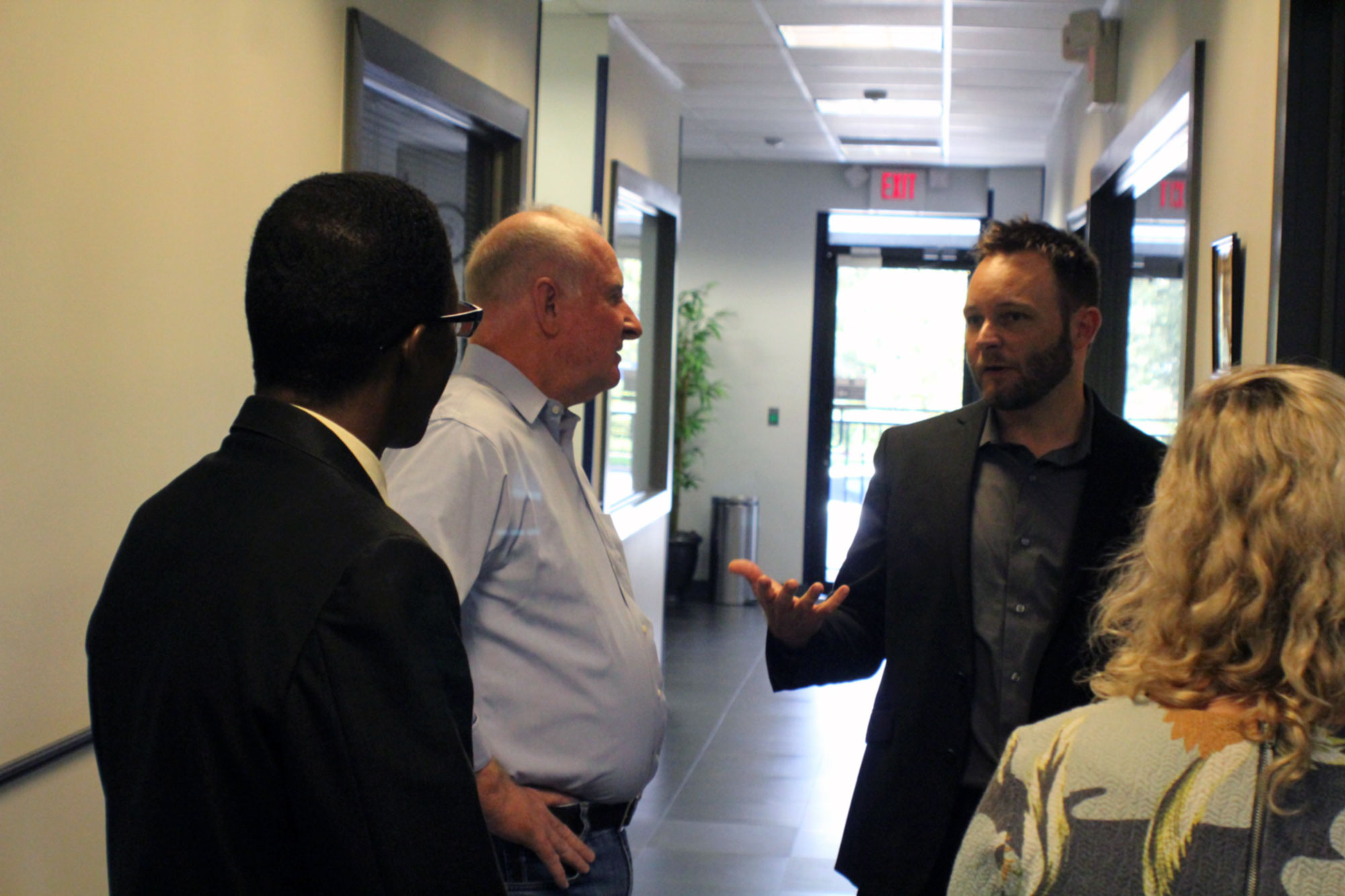 Vice President & Chief Sustainability Officer, Kyle Johnson, giving a private tour of Lighthouse