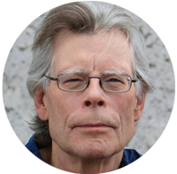 headshot of Stephen King